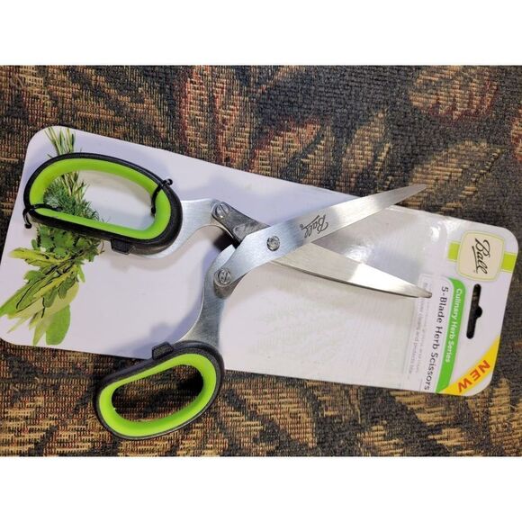 Ball 5-Blade Herb Scissors- NIP - Picture 3 of 6